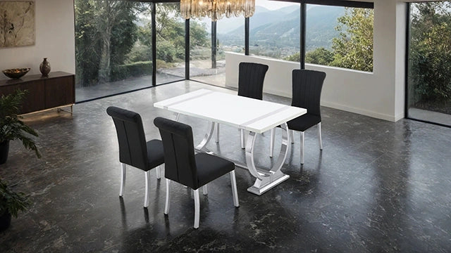 Holstebro 5 Pc 60" Dining Table Set