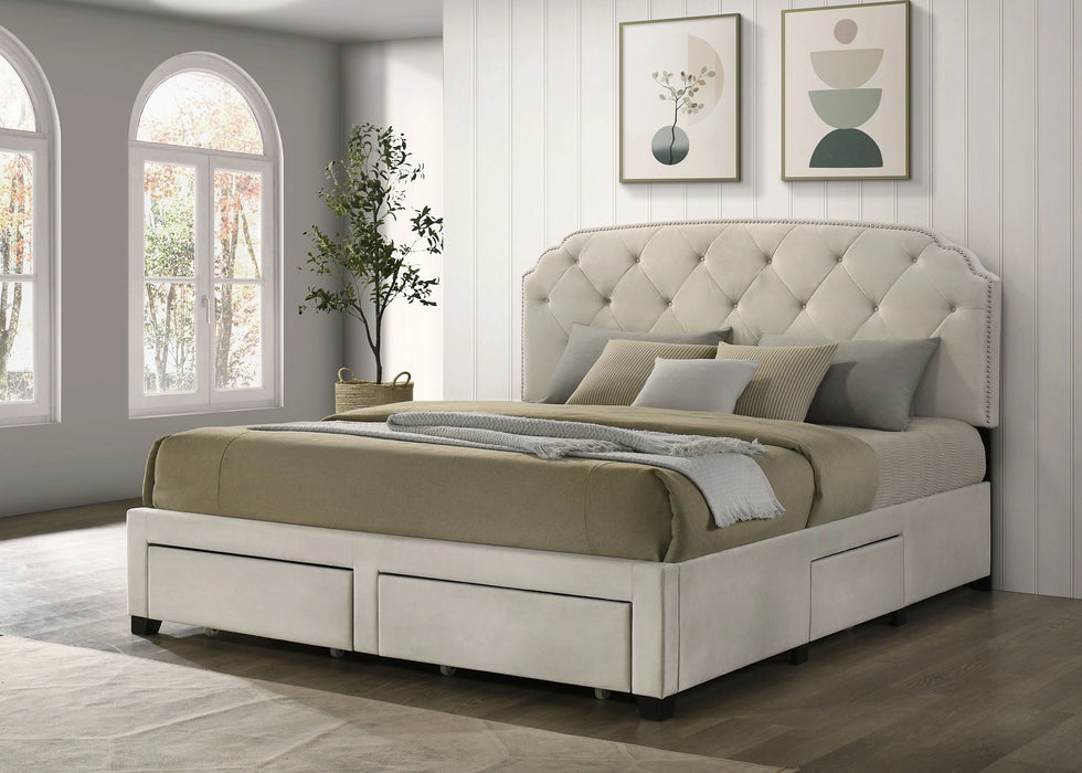 Marianna Panel Platform Storage Bed