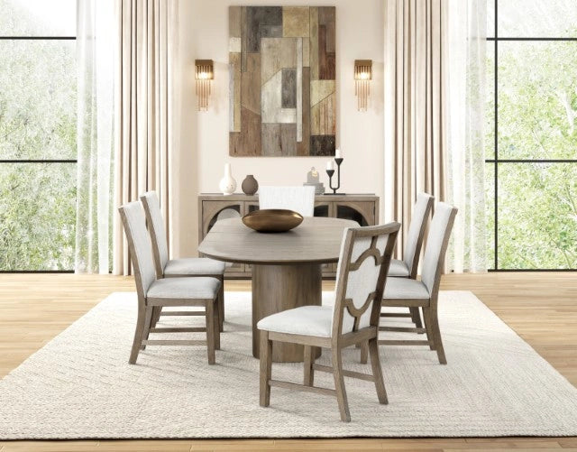 9-Piece: Table + 8 Chairs
