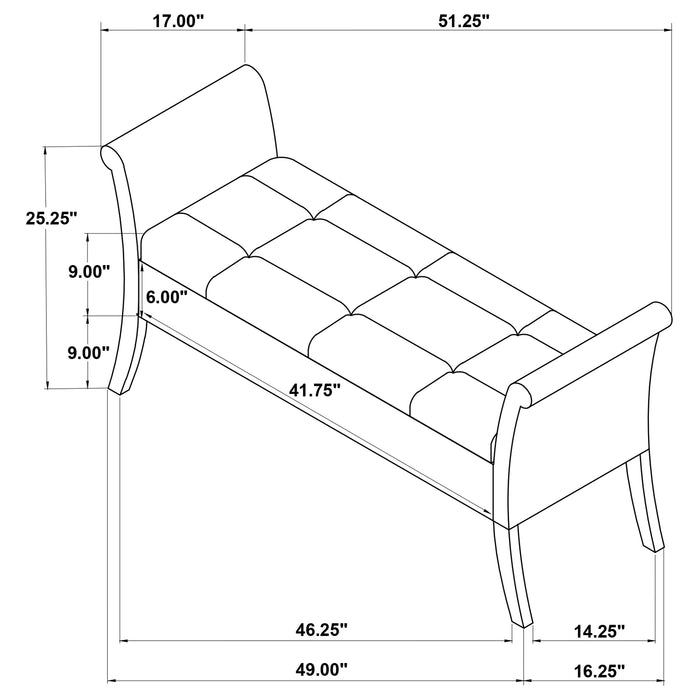 Farrah Storage Bench