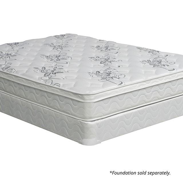 JALEN White 9" Euro Top Mattress, Twin image