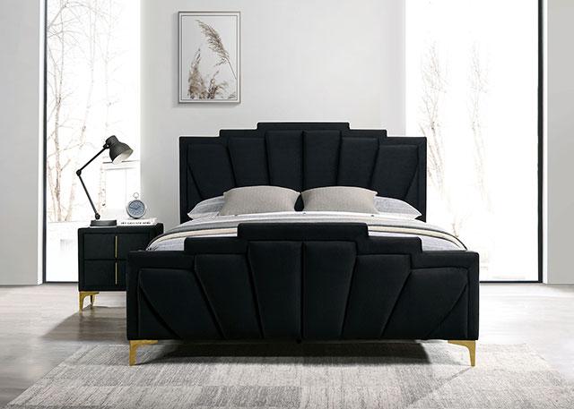 FLORIZEL E.King Bed, Black