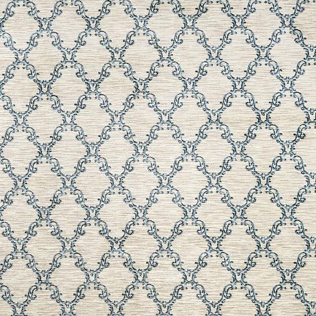 Acanthus Light Gray/Blue Small & Medium 5' X 8' Area Rug