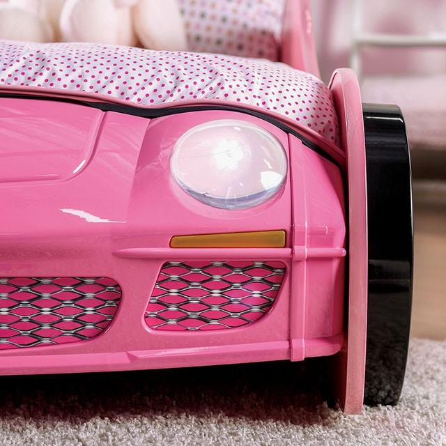 PRETTY GIRL CAR BED Twin Bed, Pink