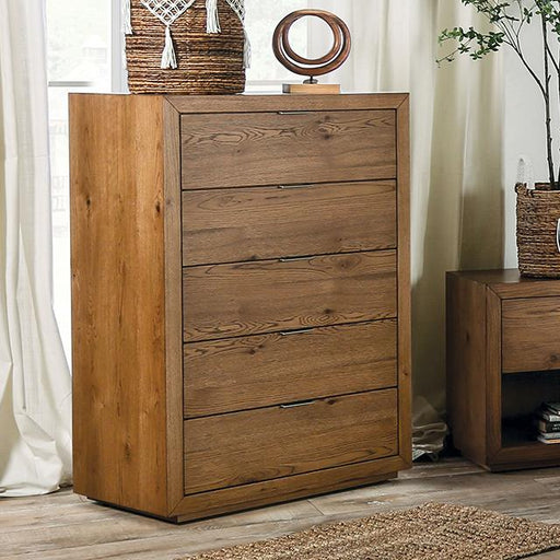 LEIRVIK Chest, Light Walnut image