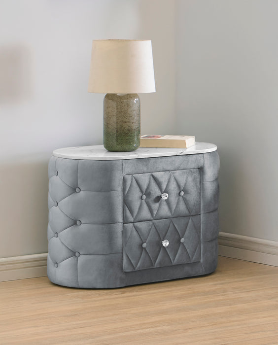 NATALIA NIGHTSTAND GREY image