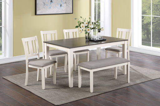 ROWAN 6-PC DINETTE SET WITH BENCH image